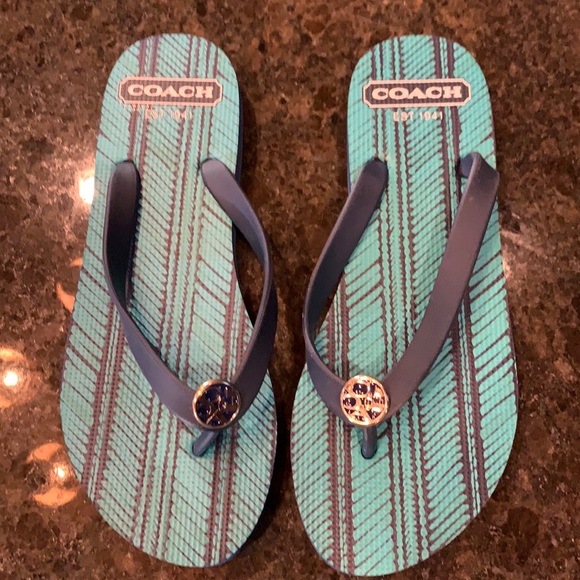 Coach flip flops - Picture 1 of 2